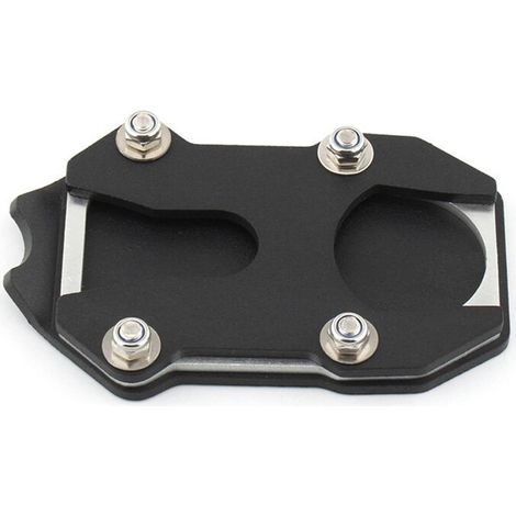 Accessori per moto, montante laterale allargato, cavalletto laterale, poggiapiedi, estensione del cavalletto laterale per CT125, nero e argento (1/2)