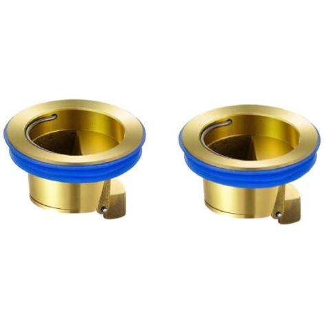 Lot de 2 Noyaux de siphon de douche pour sceller les drains de sol et de toilettes - Noyaux désodorisants faciles-ARCAN (1/5)
