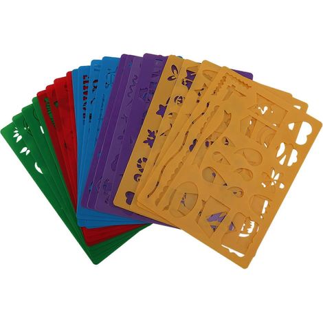 Enfants Noël Halloween pour enfants plastique Painting Template (1/5)
