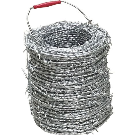 Confine FILO SPINATO ZINCATO mt.200 Ø filo mm.1,7