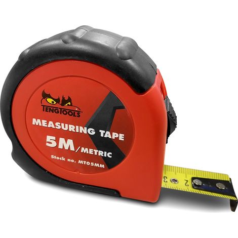 Mètre ruban professionnel en mm Teng Tools MT08MM