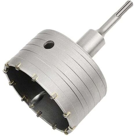 Pair Betonlochsäge mit 110-mm-SDS-Plus-Adapter, für Ziegel, Beton, Zement, Stein (100 mm + 110-mm-SDS-Plus-Adapter)
