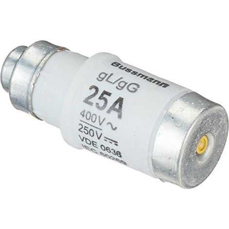 Inserto fusibile D02 25A T GL/GG 400VAC E18
