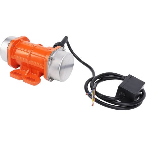 Moteur vibreur beton 3000 tr/min 50Hz IP65 pour table vibrante tamis melangeur 70W 40KG 0.30A en alliage aluminium (1/5)