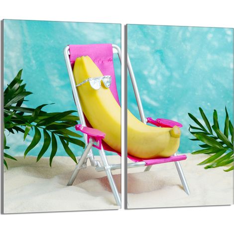 Placa protectora de vidrio para estufa 2x30x52 Banana (1/5)