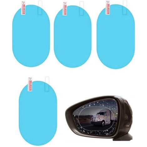 4PCS Rearview mirror waterproof sticker Film de rétroviseur de voiture protecteur anti-buée pour voir le rétroviseur extérieur clairement les jours de pluie pour les voitures Camions Motos (1/5)