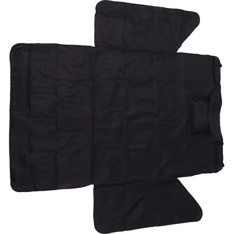 Autositzbezug für Haustiere, einlagig, wasserdicht, rundum, Hundesitzverlängerung für LKW und SUV, schwarz, 175 x 105 x 43 cm (1/5)