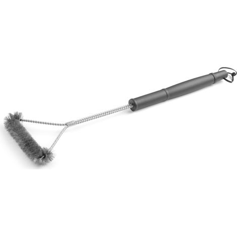 Cepillo de alambre para barbacoa de acero inoxidable en forma de Y, 520 x 170 mm - Hendi 525432 (1/2)