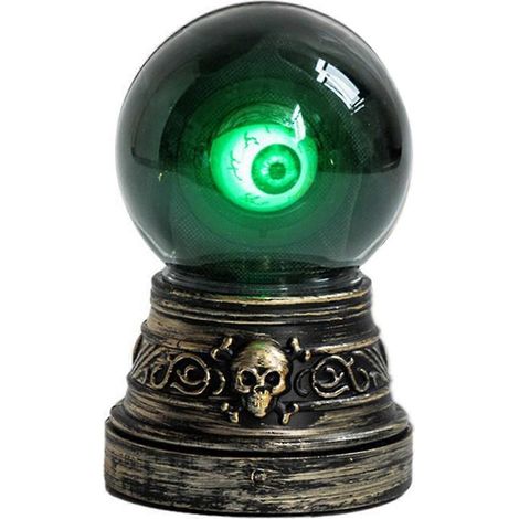 Kristallkugel-Dekoration für Halloween – Dekorative Kristallkugel für Zuhause – Ornamente – Siehe Foto (1/5)