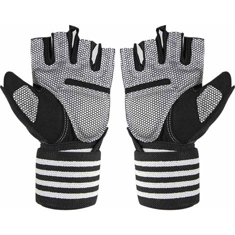 Gants De Musculation - Renfort Du Poignet - Protection Des Paumes - Pour Salle De Sport Et Entraînement - Par Paire (1/5)
