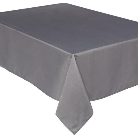 Nappe Antitache "Unie" 140x240cm Gris (1/4)