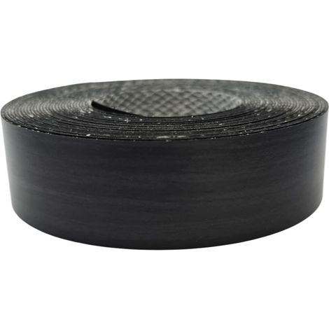 1x Bande de Chant Thermocollant 21mm x 5m Epaisseur 0,50mm Mélaminé Facile à Appliquer Bricolage Étagère Meuble Panneau Bois Durable, Chêne Chocolat (1/3)