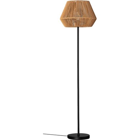 sweeek - Stehleuchte Innenbereich Rattan-Effekt H 150cm