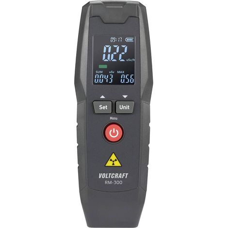VOLTCRAFT RM-300 Contatore Geiger Radiazione: Beta, Gamma, Röntgen avvertimento acustico (1/5)