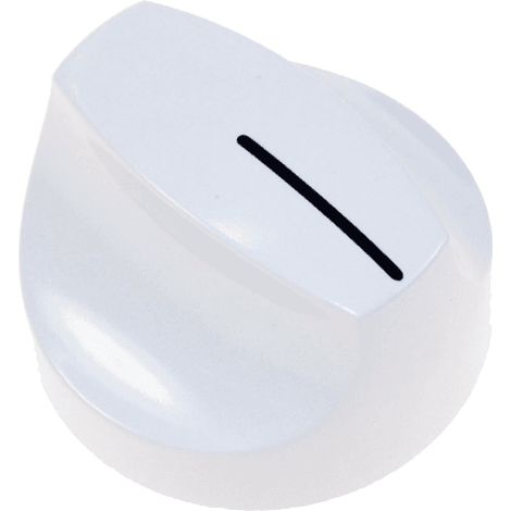 BOUTON GAZ BLANC POUR TABLE DE CUISSON FAURE - 355030846 (1/3)