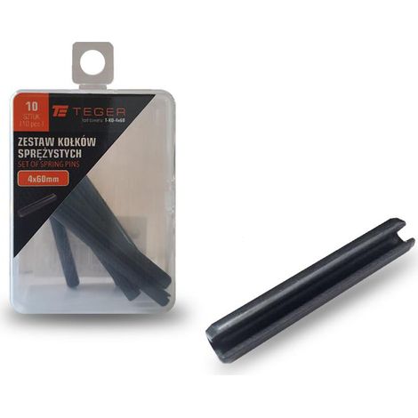 Perno elastico Teger 4x60, 10 pezzi (1/3)