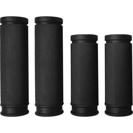 Fahrradgriffe Gummi 4 Stück 85/105mm für Twist Shift Schwarz (1/5)