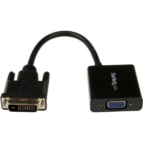 Startechcom DVI2VGAE Adaptador activo DVI-D a VGA negro (1/5)