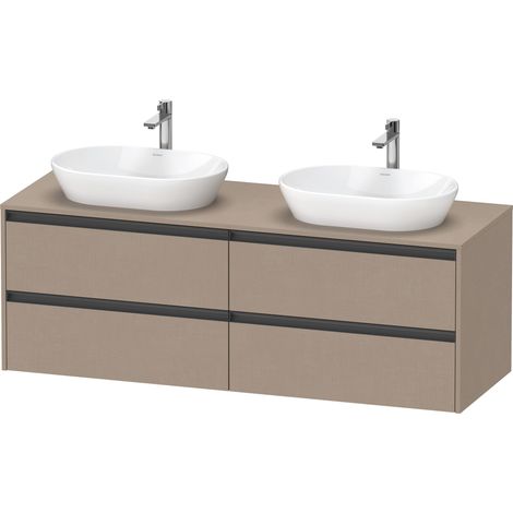 DURAVIT K24899B75750000 Console WTU suspendue Ketho2 550x1 (1/2)