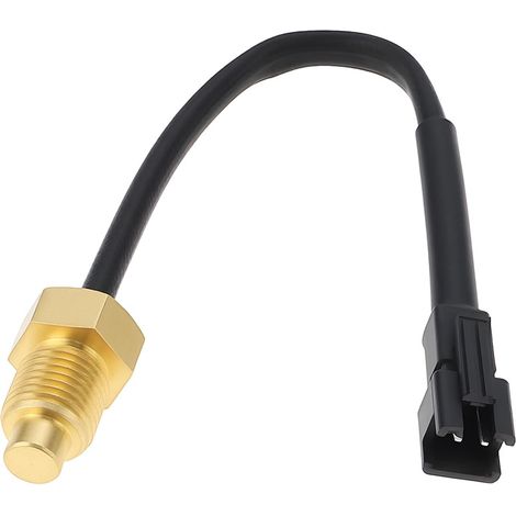 Capteur de Température d'eau 2 Broches pour Moto Câble de Jauge M10 X 1 Mm Compatible avec Compteur de Température d'eau (1/5)