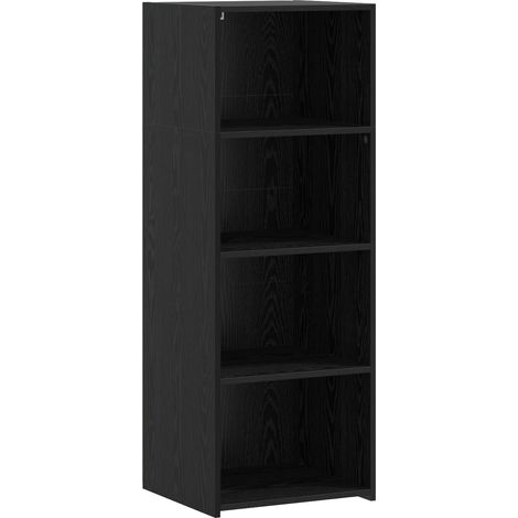 Aparador alto Roble Negro 45 x 41 x 124 cm Madera de ingeniería vidaXL (1/5)