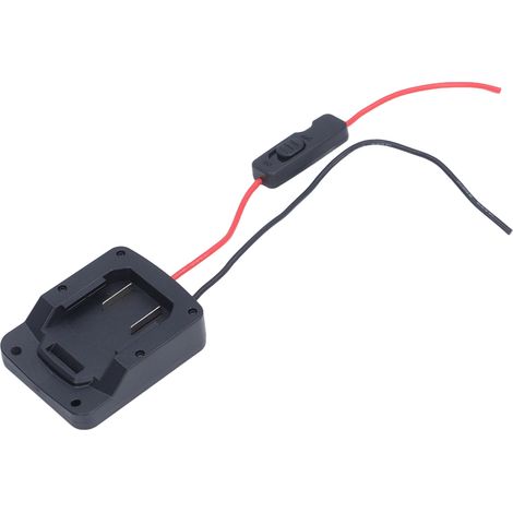 Adaptateur de batterie pour outil électrique avec fusible, interrupteur et bornes pour PARKSIDE X20V TEAM 20V PAP20A1 PAP20A3 PAP20B1 PAP20B3 (1/5)