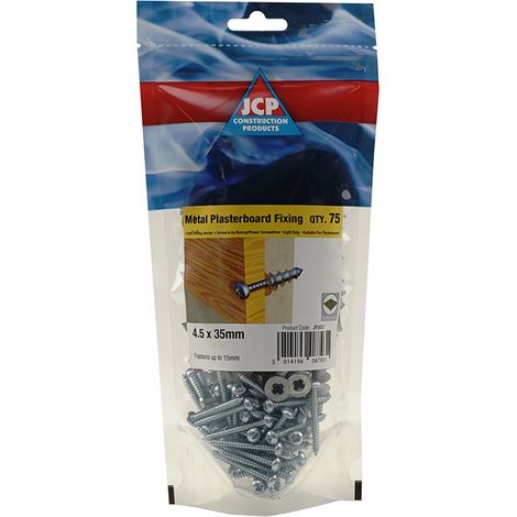 Jcp Fixings J-Plug Self-Drill Plasterboard Fixing - Box of 375