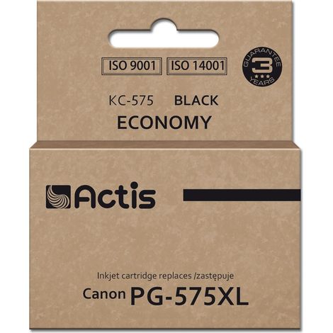 Cartouche d'encre Actis KC-575 pour imprimante Canon. Compatible avec Canon PG-575XL qualité supérieure 16,5 ml noire