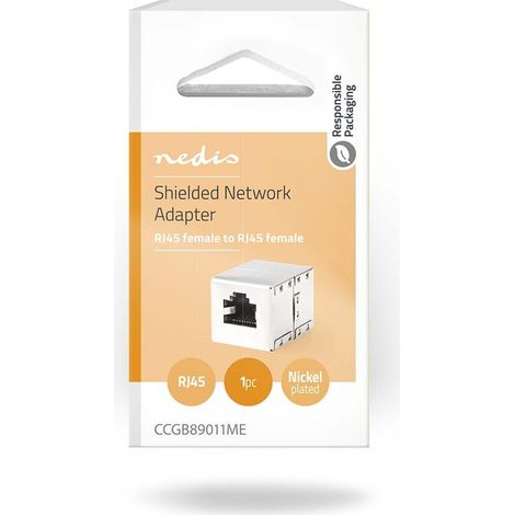 Nedis NETZWERKKOPPLER KAT5E/KAT6 (CCGB89011ME)