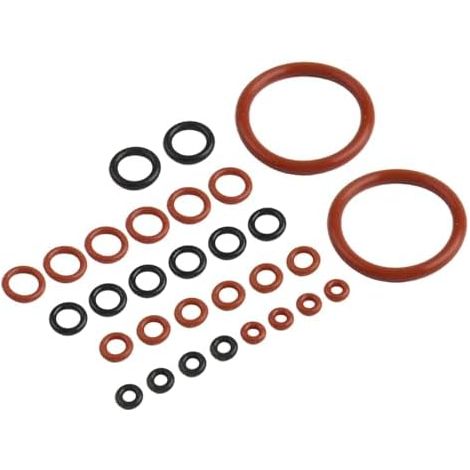 Lot de 30 joints toriques pour Saeco Spidem pour machine à café Gaggia, valve à vapeur, sortie d'eau, caoutchouc noir (1/5)