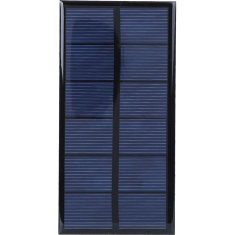 Panneau de cellules solaires en silicium cristallin Portable 1W 3V, extérieur, pour alimentation de chargeur électrique DIY (1/5)