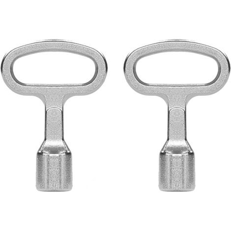 2 Pièce Clé Triangulaire en Métal, Clés Triangulaires, pour Boîte Électrique Gaz Eau Compteur Électrique Boîte Armoire (1/5)