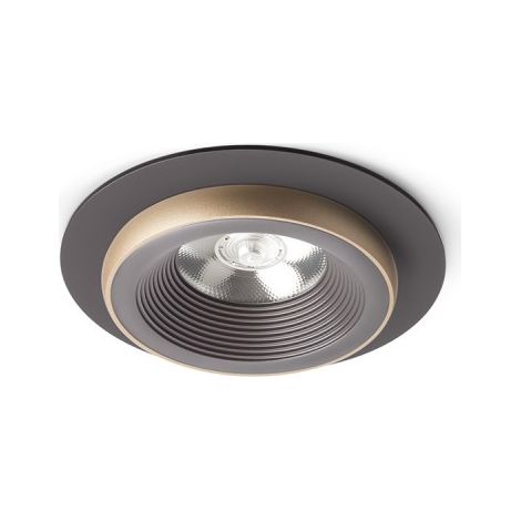 Einbauleuchte SHARM R I braun/gold perlig 230V LED 10W 24° 3000K