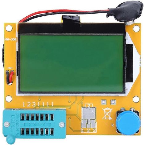 Transistortester mit grafischer Anzeige (LCRT4), ESR- und SCR-Messgerät, 12864 LCD-Display