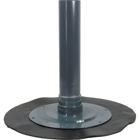 Flachdach-Unterteil aus Bitumen mit Rückstaudichtung DN 70 - DN 150 (1/3)