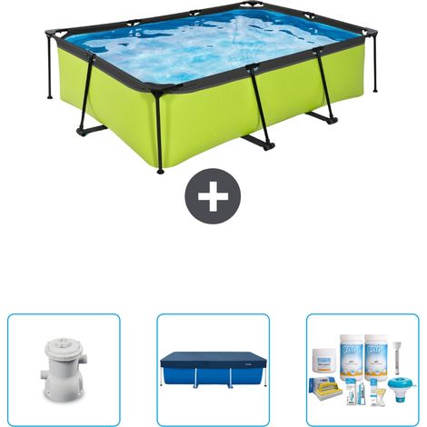 Exit-toys Piscina Exit Rectangular - 220x150x65 cm - 6-piezas  SCB63 (1/4)