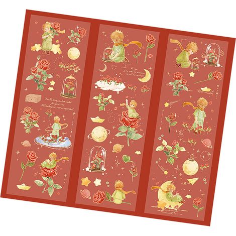 Autocollants décoratifs dorés à l'or fin, plats et raffinés, pour albums photo, carnets DIY et journaling créatif (1/5)