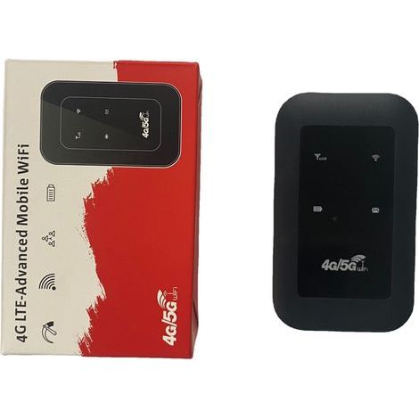 Mobiler WLAN-Hotspot, tragbares 4G-LTE-WLAN-Modem, 150-Mbit/s-Hochgeschwindigkeits-WLAN-Router im Taschenformat mit SIM-Kartensteckplatz, ermöglicht die gemeinsame Nutzung des WLANs durch bis zu 10 Be (1/5)