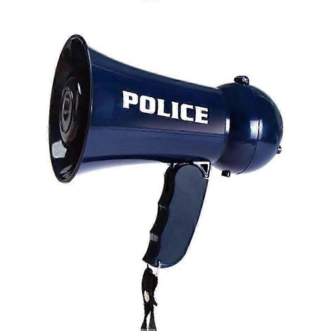 Jouet de police pour enfants, avec mégaphone et sirène, muni d'une poignée et à vocation éducative. (1/5)