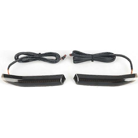 Motorcycle Top Box Trunk Tour Tips Side LED Light for Honda-Black- (1/5)