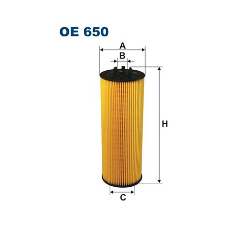 Filtro olio OE650