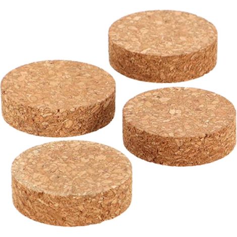 Esschert Design Korkuntersetzer Ø 5 cm - 4er Set (1/2)