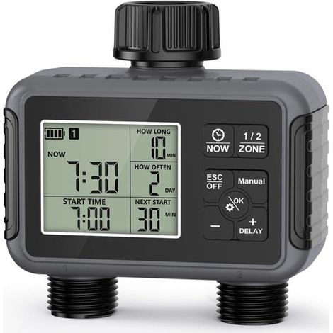 Medidor de agua digital de precisión: para consumo de agua, riego de jardines y depósitos de agua. (1/5)