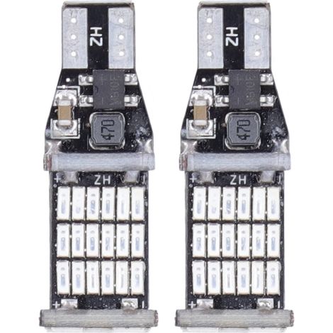 2x LED-Rückfahrscheinwerfer, T15 W16W Ersatz, blaues Licht, Kfz-Wartungskomponente (1/5)