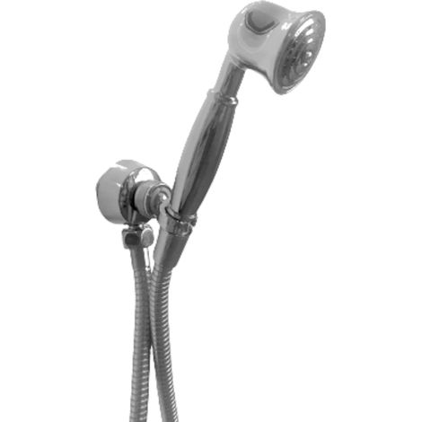 Kit de douche vintage complet avec support et sortie d'eau (1/3)