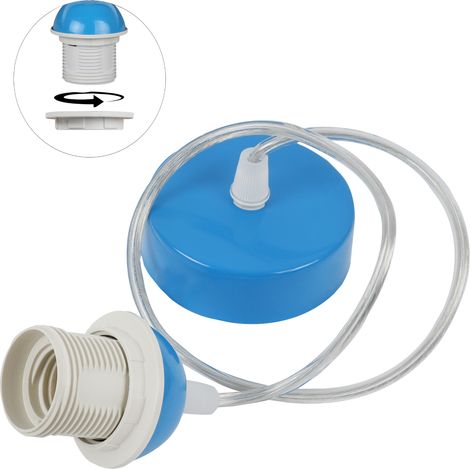 Cuerda plana 80 cuenco azul cono 50 azul y blanco (1/5)