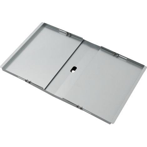 Taino – Bac à graisse universel pour barbecue – Acier galvanisé – Largeur réglable sur 3 niveaux – Bac collecteur amovible – Dimensions 53-78 x 37 x 2 cm
