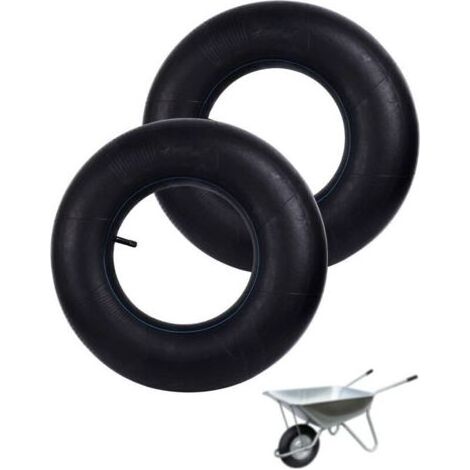 2 Pcs Chambre à Air 4.80/4.00-8 Chambre à Air Brouette 4.00-8 TR13 Chambre de Rechange 480/400-8 pour brouette Chariot de Jardin Camion à Main (1/4)