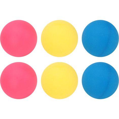 6 pièces Balles de Ping Pong 3 Étoiles ABS pour Entraînement et Matchs de Tennis de Table