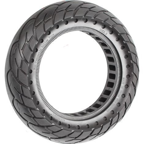 pneus pleins en caoutchouc 10x2,5 60/70-6,5 pour trottinette Ninebot Max G30 G30D + jante à levier (1/5)